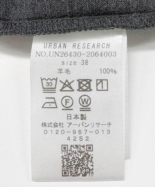 URBAN RESEARCH（アーバンリサーチ）の「new basic　WASHABLE WOOL LONG-SLEEVE ONE-PIECE（ワンピース・レディース・チャコールグレー/ブラック系その他/ホワイト系その他・38/36）」の11枚目の写真