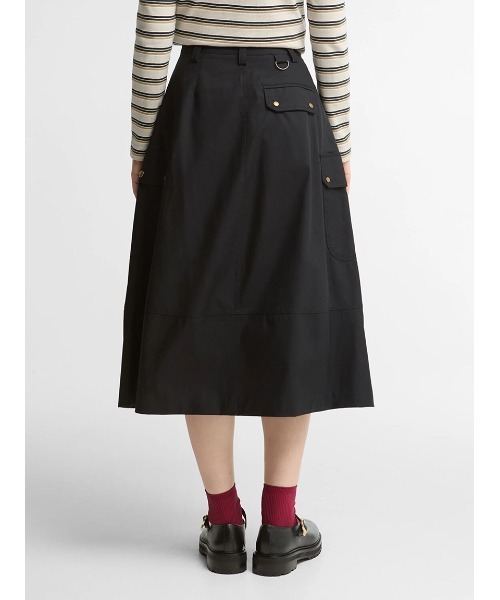 Barbour(バブアー)の「Carlyミディ コットン スカート(レディース)(スカート・レディース・ブラック/ライトベージュ・MEDIUM/SMALL)」の10枚目の写真