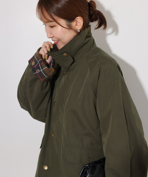 Barbour(バブアー)の「別注【Barbour/バブアー】TRANSPORT XANTHE(その他アウター・レディース・ブラック系その他/カーキ・40/38)」の2枚目の写真