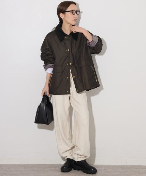 Barbour(バブアー)の「別注【Barbour/バブアー】TRANSPORT XANTHE(その他アウター・レディース・ブラック系その他/カーキ・40/38)」の3枚目の写真