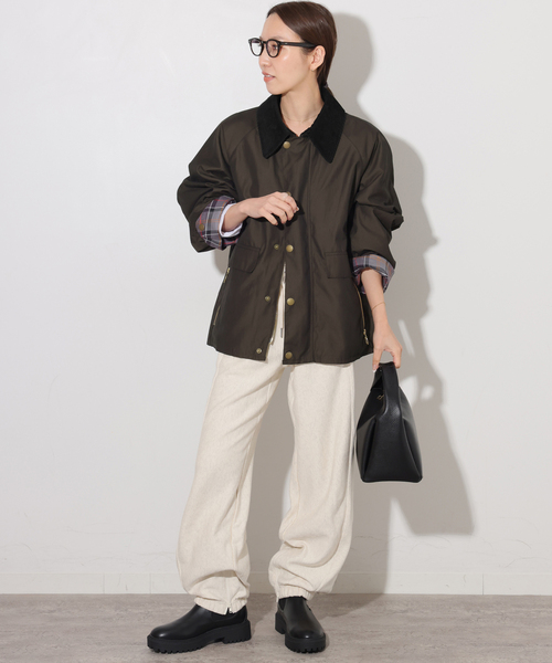 Barbour(バブアー)の「別注【Barbour/バブアー】TRANSPORT XANTHE(その他アウター・レディース・ブラック系その他/カーキ・40/38)」の4枚目の写真