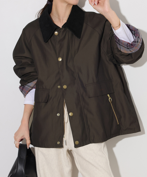 Barbour(バブアー)の「別注【Barbour/バブアー】TRANSPORT XANTHE(その他アウター・レディース・ブラック系その他/カーキ・40/38)」の9枚目の写真