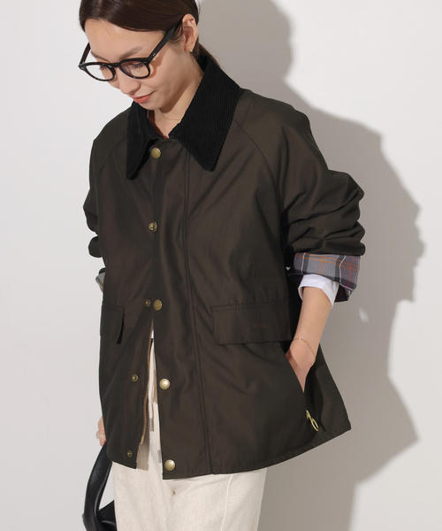 Barbour(バブアー)の「別注【Barbour/バブアー】TRANSPORT XANTHE(その他アウター・レディース・ブラック系その他/カーキ・40/38)」の10枚目の写真