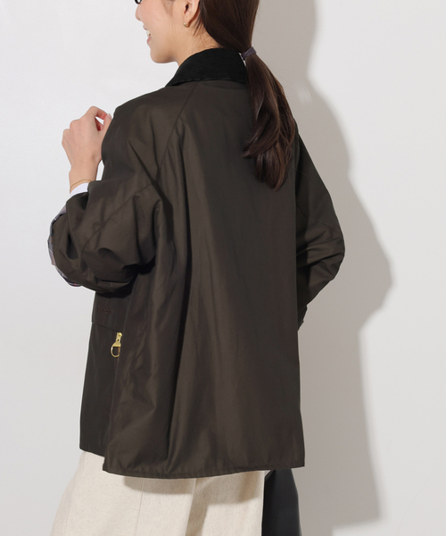 Barbour(バブアー)の「別注【Barbour/バブアー】TRANSPORT XANTHE(その他アウター・レディース・ブラック系その他/カーキ・40/38)」の12枚目の写真