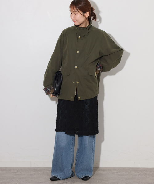 Barbour(バブアー)の「別注【Barbour/バブアー】TRANSPORT XANTHE(その他アウター・レディース・ブラック系その他/カーキ・40/38)」の14枚目の写真