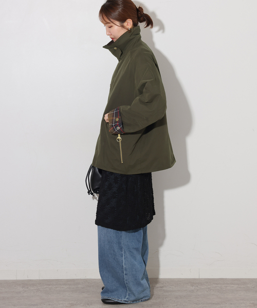 Barbour(バブアー)の「別注【Barbour/バブアー】TRANSPORT XANTHE(その他アウター・レディース・ブラック系その他/カーキ・40/38)」の15枚目の写真