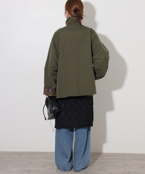 Barbour(バブアー)の「別注【Barbour/バブアー】TRANSPORT XANTHE(その他アウター・レディース・ブラック系その他/カーキ・40/38)」の16枚目の写真