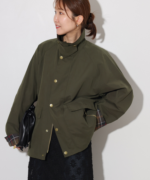 Barbour(バブアー)の「別注【Barbour/バブアー】TRANSPORT XANTHE(その他アウター・レディース・ブラック系その他/カーキ・40/38)」の18枚目の写真