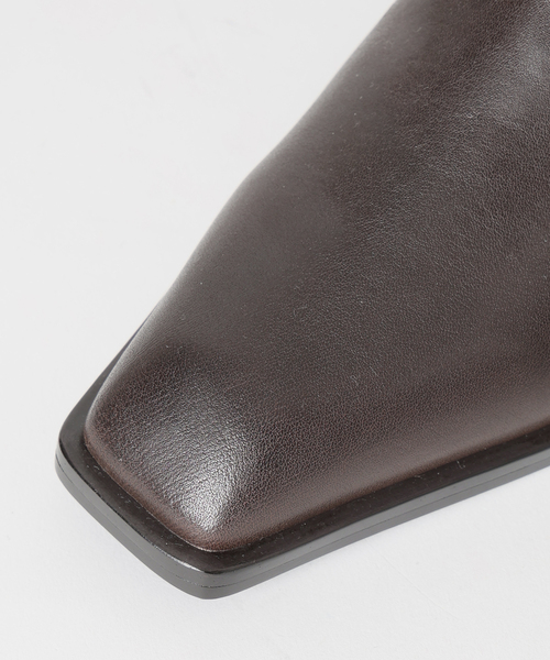 GRISE(グリーズ)の「《/WEB+一部店舗限定》GRISEレザースクエアワイドシャフトロングブーツ(ブーツ・レディース・ブラック/ブラウン・X-LARGE/LARGE/MEDIUM/SMALL)」の21枚目の写真