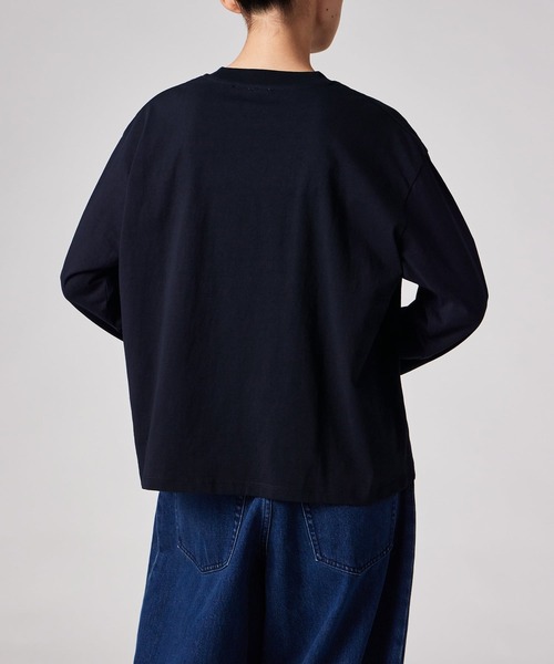 Paul Smith（ポールスミス）の「ウィメンズ フローラルエンブロイダリー 長袖Tシャツ / 265224 J301（Tシャツ/カットソー・レディース・アイボリー/ネイビー・MEDIUM）」の14枚目の写真