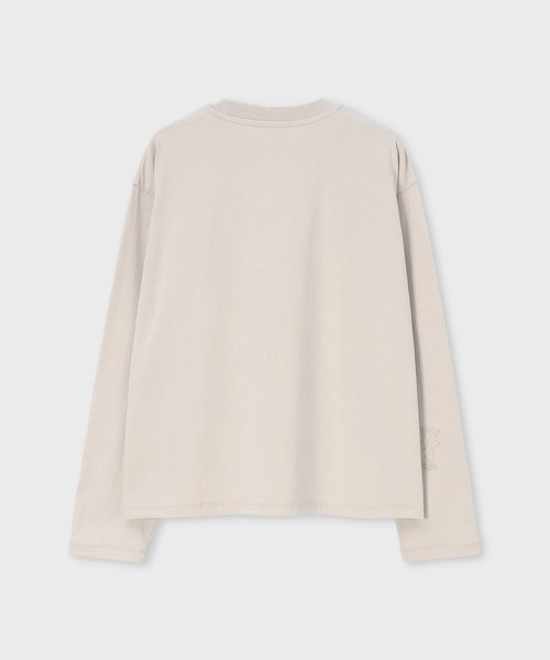 Paul Smith（ポールスミス）の「ウィメンズ フローラルエンブロイダリー 長袖Tシャツ / 265224 J301（Tシャツ/カットソー・レディース・アイボリー/ネイビー・MEDIUM）」の10枚目の写真