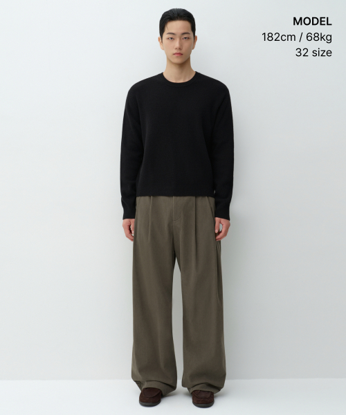 MUSINSA STANDARD（ムシンサスタンダード）の「14W コーデュロイエクストラワイドパンツ [トープベージュ]（その他パンツ・メンズ・その他・38/36/34/32/30/31/33/28/29）」の2枚目の写真