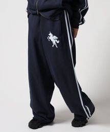 SEQUENZ（シークエンズ）の「※WEB限定   ユニコーンワッペン刺繍トラックパンツ   sqnz horse track pants（その他パンツ）」