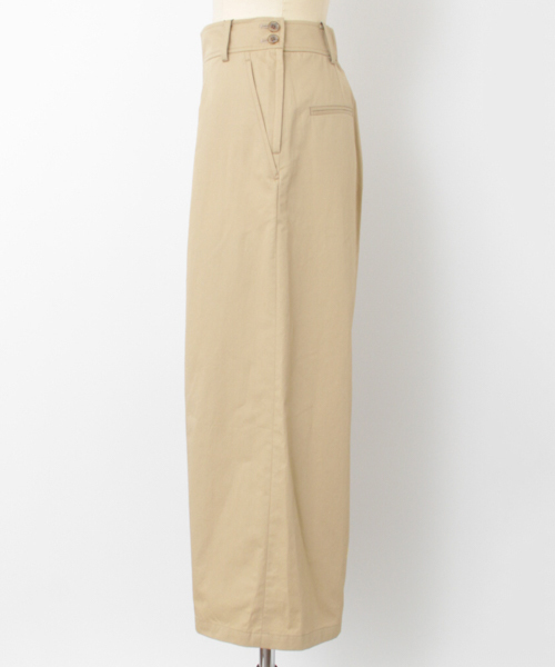 URBAN RESEARCH(アーバンリサーチ)の「UR 綿麻クロップドワイドパンツ(その他パンツ・レディース・ネイビー/ライトベージュ・38/36)」の6枚目の写真