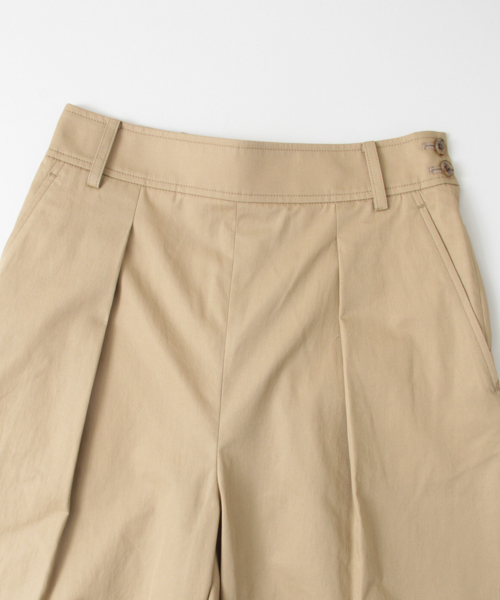 URBAN RESEARCH(アーバンリサーチ)の「UR 綿麻クロップドワイドパンツ(その他パンツ・レディース・ネイビー/ライトベージュ・38/36)」の8枚目の写真