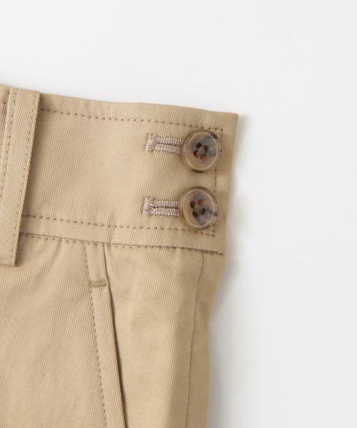 URBAN RESEARCH(アーバンリサーチ)の「UR 綿麻クロップドワイドパンツ(その他パンツ・レディース・ネイビー/ライトベージュ・38/36)」の9枚目の写真