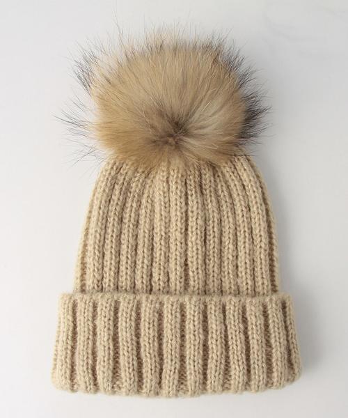 Another Edition（アナザーエディション）の「【WEB店舗限定】ポンポンリブワッチ/ aeBFC PONPON LIB WATCH（ニットキャップ/ビーニー・レディース・ベージュ/オリーブ/ブラック/グレー・フリー）」の10枚目の写真