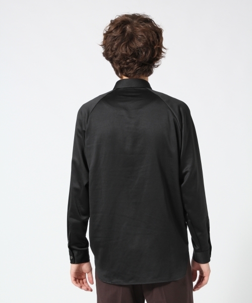 HARE（ハレ）の「サテンシャツ(HARE)（シャツ/ブラウス・メンズ・ブラック/ブラウン系その他/ボルドー/ブラウン/レッド・MEDIUM/SMALL）」の13枚目の写真