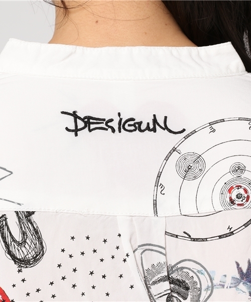 Desigual（デシグアル）の「「Desigual/デシグアル」ブラウス（シャツ/ブラウス・レディース・ホワイト系その他・X-LARGE/X-SMALL/MEDIUM/LARGE/SMALL）」の6枚目の写真
