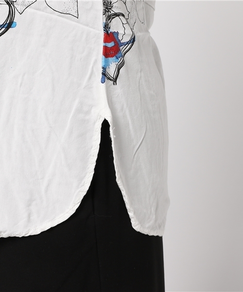 Desigual（デシグアル）の「「Desigual/デシグアル」ブラウス（シャツ/ブラウス・レディース・ホワイト系その他・X-LARGE/X-SMALL/MEDIUM/LARGE/SMALL）」の9枚目の写真