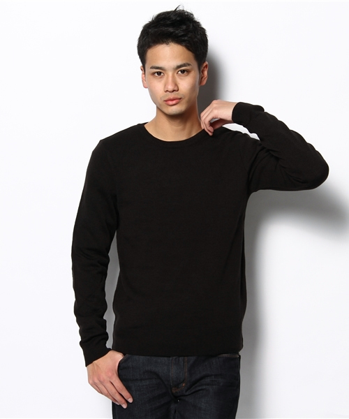 603(ロクマルサン)の「603 クルーネックニット(ニット/セーター・メンズ・ベージュ/ダークグレー/ブルー/カーキ/レッド/ブラック・FREE)」の2枚目の写真