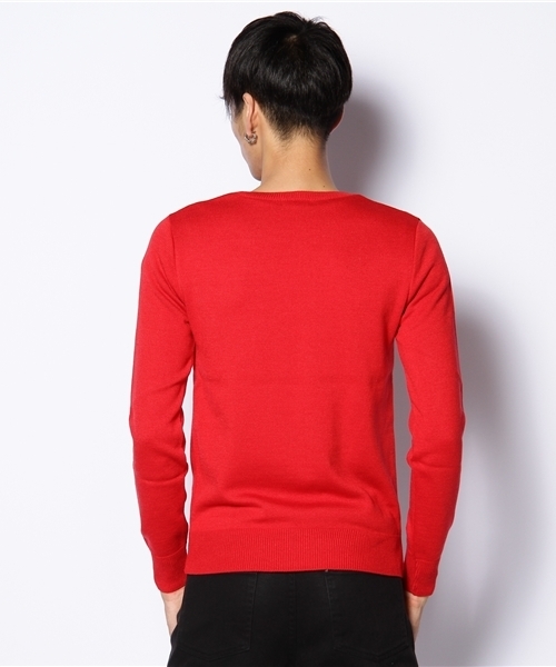 603(ロクマルサン)の「603 クルーネックニット(ニット/セーター・メンズ・ベージュ/ダークグレー/ブルー/カーキ/レッド/ブラック・FREE)」の11枚目の写真