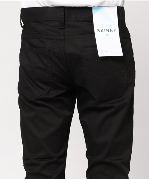 WEGO(ウィゴー)の「WEGO/COOLMAXエアリースキニーパンツ(チノパンツ・メンズ・ブラック/オレンジ/ブルー/ワイン/ベージュ・LARGE/MEDIUM/SMALL)」の9枚目の写真