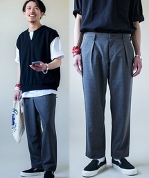 SHIPS BLUESTORE | SHIPS BLUESTORE: トロピカルウール テーパードアンクルパンツ(その他パンツ)