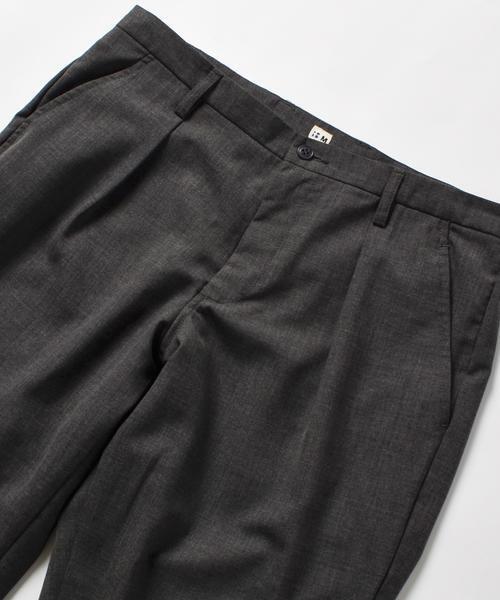 SHIPS BLUESTORE（シップスブルーストア）の「SHIPS BLUESTORE: トロピカルウール テーパードアンクルパンツ（その他パンツ・メンズ・グレー・LARGE/SMALL/MEDIUM）」の9枚目の写真