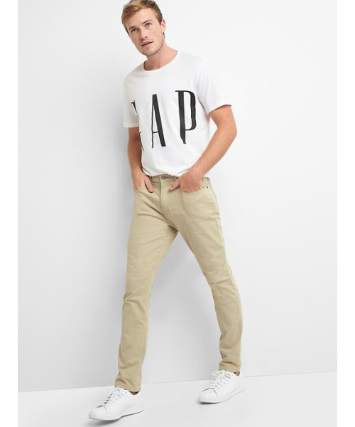 GAP（ギャップ）の「Gap ブロークンツイル スキニーフィットジーンズ（デニムパンツ・メンズ・ライトベージュ・29W 30L/30W 30L/28W 30L/31W 30L/32W 30L/31W 32L/33W 32L/32W 32L/34W 32L/36W 32L）」の3枚目の写真