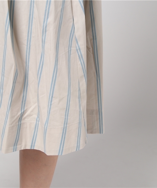 mysty woman（ミスティウーマン）の「ダブルストライプ柄フレアスカート（スカート・レディース・イエロー系その他/ブルー系その他/ホワイト系その他・FREE）」の10枚目の写真