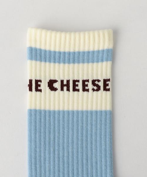 SON OF THE CHEESE(サノバチーズ)の「<Son of the Cheese>スケーターソックス Ψ ◆(ソックス/靴下・レディース・ホワイト/ライトブルー・FREE)」の3枚目の写真