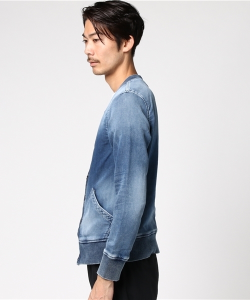 YANUK（ヤヌーク）の「デニット カーディガン DENIT Cardigan