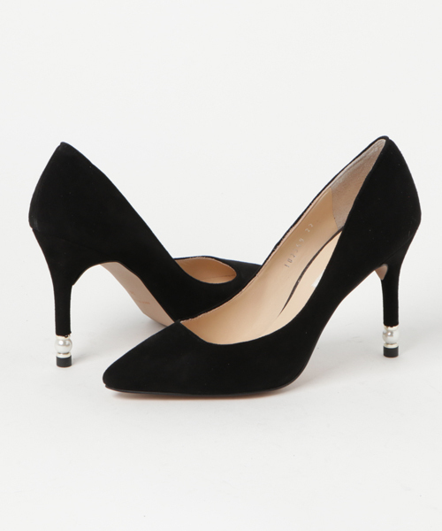 SEVEN TWELVE THIRTY(セヴントゥエルヴサーティー)の「パール付きハイヒールパンプス(パンプス・レディース・ブラック系その他/グレイッシュベージュ/ブラック/レッド/ブルー系その他/ベビーピンク・22cm/23cm/22.5cm/23.5cm/24.5cm/24cm)」の3枚目の写真