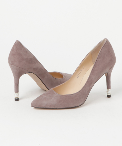 SEVEN TWELVE THIRTY(セヴントゥエルヴサーティー)の「パール付きハイヒールパンプス(パンプス・レディース・ブラック系その他/グレイッシュベージュ/ブラック/レッド/ブルー系その他/ベビーピンク・22cm/23cm/22.5cm/23.5cm/24.5cm/24cm)」の4枚目の写真