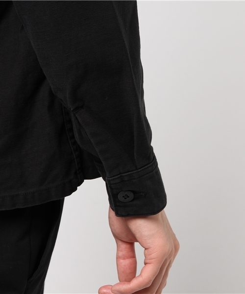 HYSTERIC GLAMOUR（ヒステリックグラマー）の「STRAWBERRY MONSTER刺繍 長袖ミリタリーシャツ（シャツ/ブラウス・メンズ・カーキ/ブラック・SMALL/MEDIUM/LARGE）」の10枚目の写真