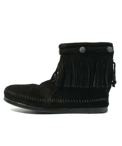 Minnetonka（ミネトンカ）の「［ミネトンカ］MINNETONKA HI TOP ブーツ GLR01（ブーツ・レディース・ブラック/ブラウン・7(24.0)/8(250.)/6(23.0)）」の3枚目の写真