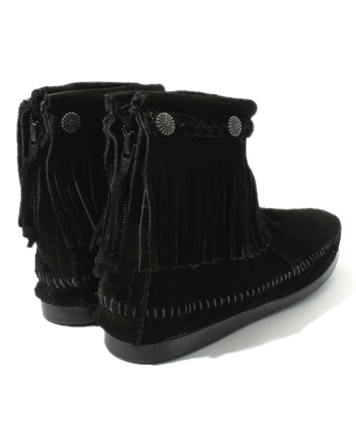 Minnetonka（ミネトンカ）の「［ミネトンカ］MINNETONKA HI TOP ブーツ GLR01（ブーツ・レディース・ブラック/ブラウン・7(24.0)/8(250.)/6(23.0)）」の5枚目の写真