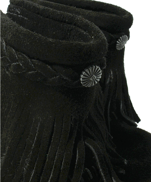 Minnetonka（ミネトンカ）の「［ミネトンカ］MINNETONKA HI TOP ブーツ GLR01（ブーツ・レディース・ブラック/ブラウン・7(24.0)/8(250.)/6(23.0)）」の8枚目の写真