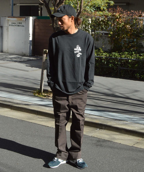 JUNGLES(ジャングルス)の「JUNGLES/ジャングルス MAKE LOVE NOT WAR L/S TEE(Tシャツ/カットソー・メンズ・ブラック・M/S)」の8枚目の写真