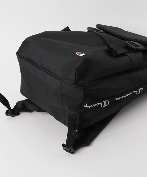 Champion（チャンピオン）の「∴WEGO/Champion 別注フラップリュック（バックパック/リュック・メンズ・ブラック・FREE）」の18枚目の写真