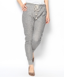 allureville | ガーゼ裏毛　ファスナー付スエットパンツ(その他パンツ)