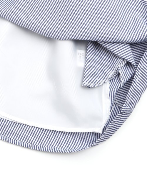 algy(アルジー)の「ストライプワンショルワンピ(ワンピース・キッズ・ネイビー/グリーン・MEDIUM/SMALL/XX-SMALL/X-SMALL)」の7枚目の写真