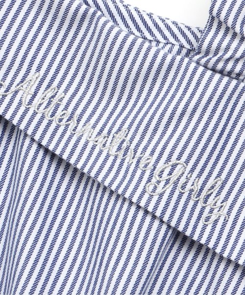 algy(アルジー)の「ストライプワンショルワンピ(ワンピース・キッズ・ネイビー/グリーン・MEDIUM/SMALL/XX-SMALL/X-SMALL)」の12枚目の写真