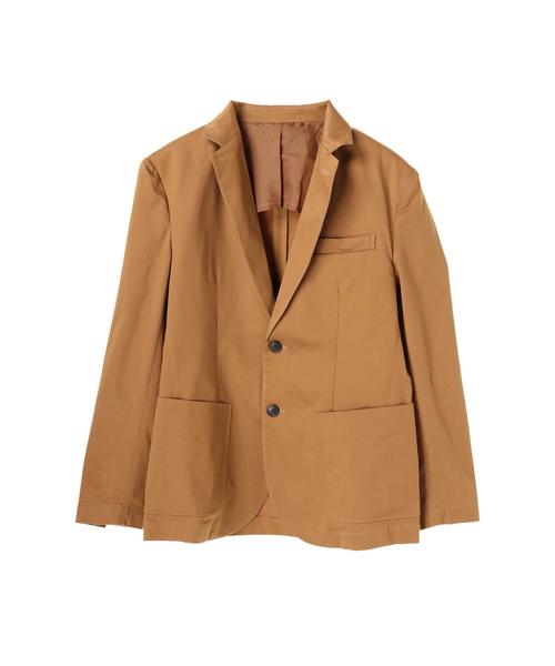 koe（コエ）の「チノストレッチジャケット（テーラードジャケット・メンズ・カーキ/ネイビー/ベージュ・L/M/S）」の5枚目の写真