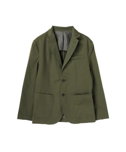 koe（コエ）の「チノストレッチジャケット（テーラードジャケット・メンズ・カーキ/ネイビー/ベージュ・L/M/S）」の6枚目の写真