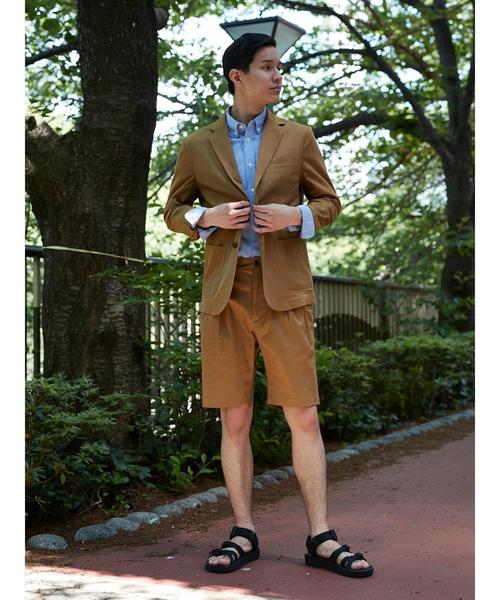 koe（コエ）の「チノストレッチジャケット（テーラードジャケット・メンズ・カーキ/ネイビー/ベージュ・L/M/S）」の12枚目の写真