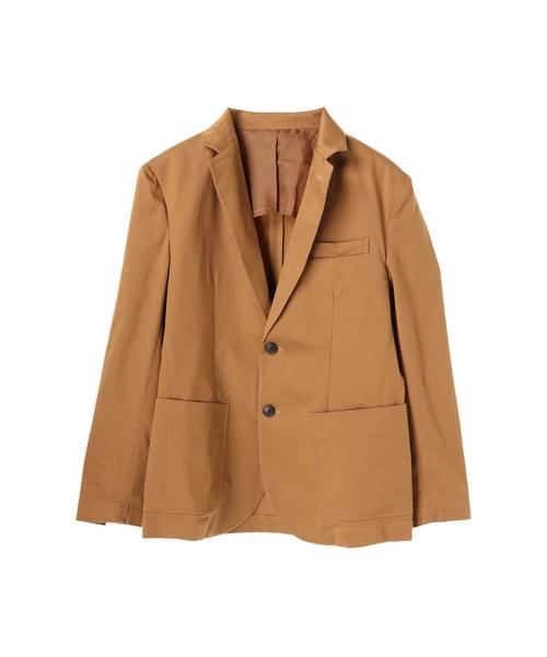 koe（コエ）の「チノストレッチジャケット（テーラードジャケット・メンズ・カーキ/ネイビー/ベージュ・L/M/S）」の16枚目の写真