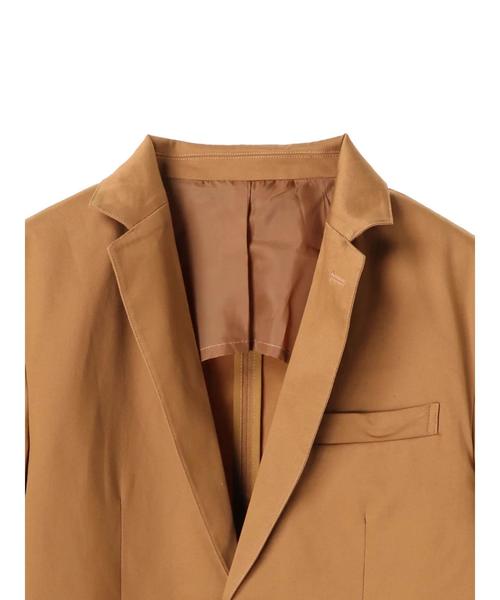 koe（コエ）の「チノストレッチジャケット（テーラードジャケット・メンズ・カーキ/ネイビー/ベージュ・L/M/S）」の10枚目の写真