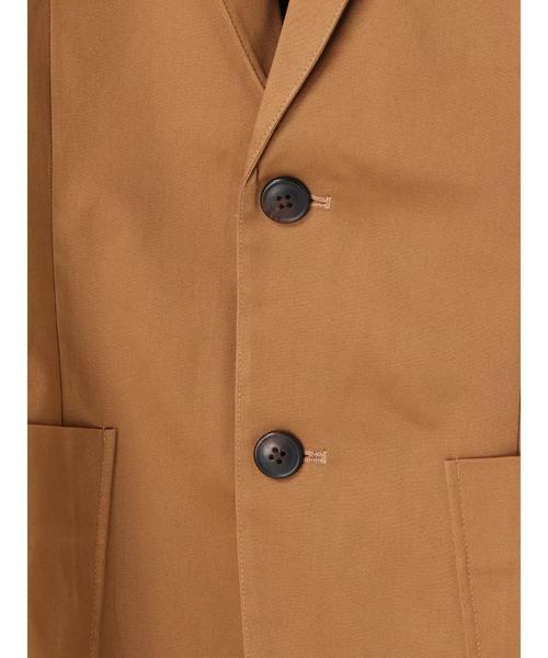 koe（コエ）の「チノストレッチジャケット（テーラードジャケット・メンズ・カーキ/ネイビー/ベージュ・L/M/S）」の11枚目の写真